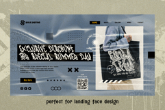 Blazing Monstro - Freestyle Graffiti Tagging Font Product Image 4