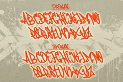 Blazing Monstro | Monoline Decorative Graffiti Webfont Product Image 7