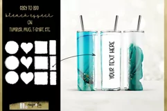 Zebra print tumbler 20 oz wrap design png Product Image 5
