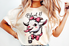 Funny Farm Animal Tongue out, Sublimation PNG. Product Image 2