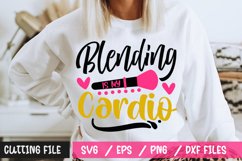 Blending Is My Cardio SVG File Product Image 1