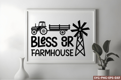 Bless our farmhouse SVG, Farmhouse SVG Designs Product Image 1