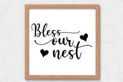 Bless our nest SVG, Farm House Sign SVG Product Image 1