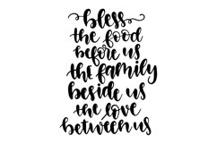 Bless The Food Before Us SVG Cut File Product Image 1