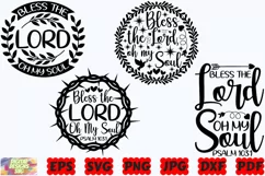 Bless The Lord Oh My Soul SVG | Bless The Lord SVG | God SVG Product Image 3