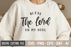 Bless The Lord Oh My Soul SVG File | Christian SVG Product Image 2