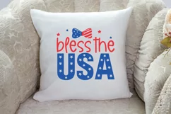 Bless the USA SVG , 4th of July SVG , Independence Day SVG Product Image 3