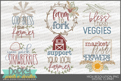 Farm Love Clipart Bundle Product Image 2