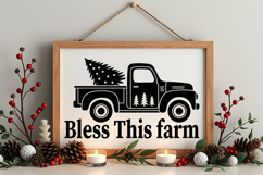 Farmhouse Christmas Sign SVG Bundle | Farmhouse Holiday Sign Product Image 20