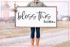Bless This Home - Christian svg Product Image 1