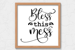 Bless this mess SVG, Farm House Sign SVG Product Image 1