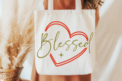 Blessed SVG, Christian SVG, Religious SVG, Bible Verse SVG Product Image 3