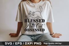 Cat SVG Design - All I Need is Love and a Cat Product Image 4