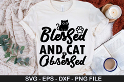 Funny Cat SVG Design - All i need is coffee and my cat Product Image 5