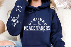 Blessed Are The Peacemakers SVG Design Product Image 3
