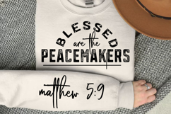 Blessed Are The Peacemakers SVG Design Product Image 2