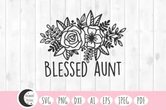 blessed aunt svg