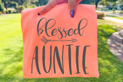 Auntie SVG | Aunt Life Quote | Best Aunt Ever Cut File Product Image 2