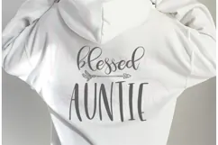 Auntie SVG | Aunt Life Quote | Best Aunt Ever Cut File Product Image 3