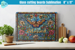 Glass Cutting Boards Kitchen | Blessed PNG Product Image 1