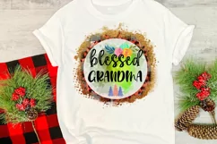 Blessed Grandma Ornament Sublimation I Christmas Ornament 