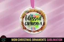 Blessed Grandma Ornament Sublimation I Christmas Ornament 