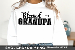 Blessed Grandpa - Grandpa SVG Design Product Image 1