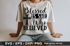 Bible Verse SVG Bundle - created with a purpose ephesians Product Image 2