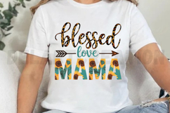 Blessed love Mama Sublimation PNG Product Image 4