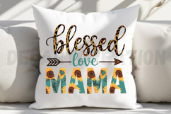 Blessed love Mama Sublimation PNG Product Image 2
