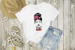 Blessed Mama Messy Bun | Messy Hair | Mothers Day Product Image 5