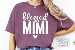 Blessed Mimi SVG - Mimi Life - Mothers Day - My Mimi Era SVG Product Image 3