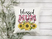 Blessed MUM Sublimation | Sunflowers PNG | Mother's Day Product Image 3