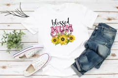 Blessed MUM Sublimation | Sunflowers PNG | Mother's Day Product Image 2