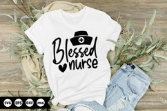 Blessed nurse - Nurse SVG Design Product Image 1