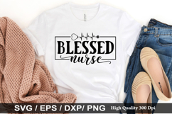Blessed nurse SVG - Nurse Design Product Image 1