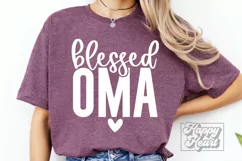 Blessed Oma SVG - Cool Loved Oma Era - Mothers Day Gift PNG Product Image 3