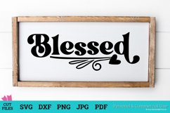 Blessed SVG Cut File Product Image 2