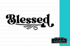 Blessed SVG Cut File Product Image 1