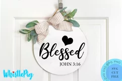Blessed Svg Bible Quotes Svg Christian Quotes Svg Religious Product Image 1