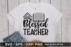 Teacher SVG Design - Teacher T-shirt Design Product Image 5