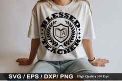 Blessed Teacher - Teacher SVG Design Product Image 1