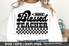 Blessed Teacher SVG - Teacher Design Product Image 1
