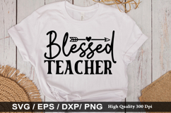 Blessed teacher SVG - Teacher Design Product Image 1
