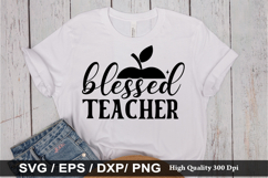 Blessed teacher SVG - Teacher Design Product Image 1