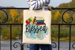 Blessed Teacher Sublimation PNG Product Image 2