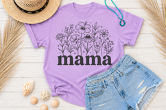 Blessed to be Called Mama Day, Boho Mama Floral PNG Product Image 2