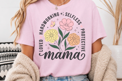 Blessed to be Called Mama Day, Boho Mama Floral PNG Product Image 3