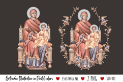 christening, floral, frame, religious, icon, set, communion, church, lord, faith, sacrament, saviour, epiphany, pastel, christian, evangelical, antique, rebirth, decoration, orthodox, sacred, greek, madonna, art, bible, kit, saint, holy, middle ages, king