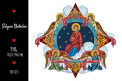 christening, vintage, religious, heaven, communion, faith, sacrament, saviour, epiphany, christian, evangelical, orthodox, greek, art, saint, holy, king, baptism, confirmation, angels, religion, sky, illustration, god, blessing, byzantine